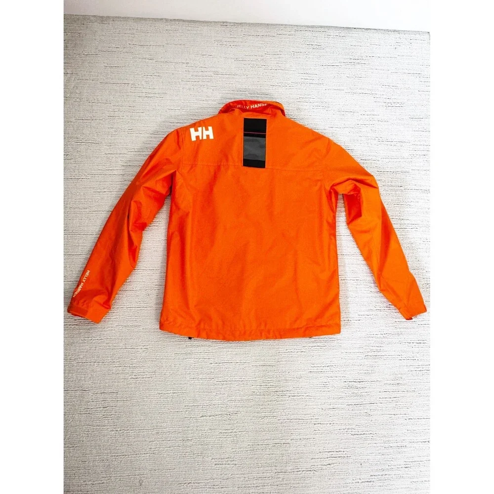 HELLY HANSEN Mens Crew Midlayer Jacket M Orange Sailing Gorpcore Outdoors Iconic